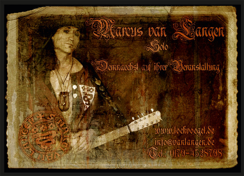 Marcus van Langen Flyer - recto